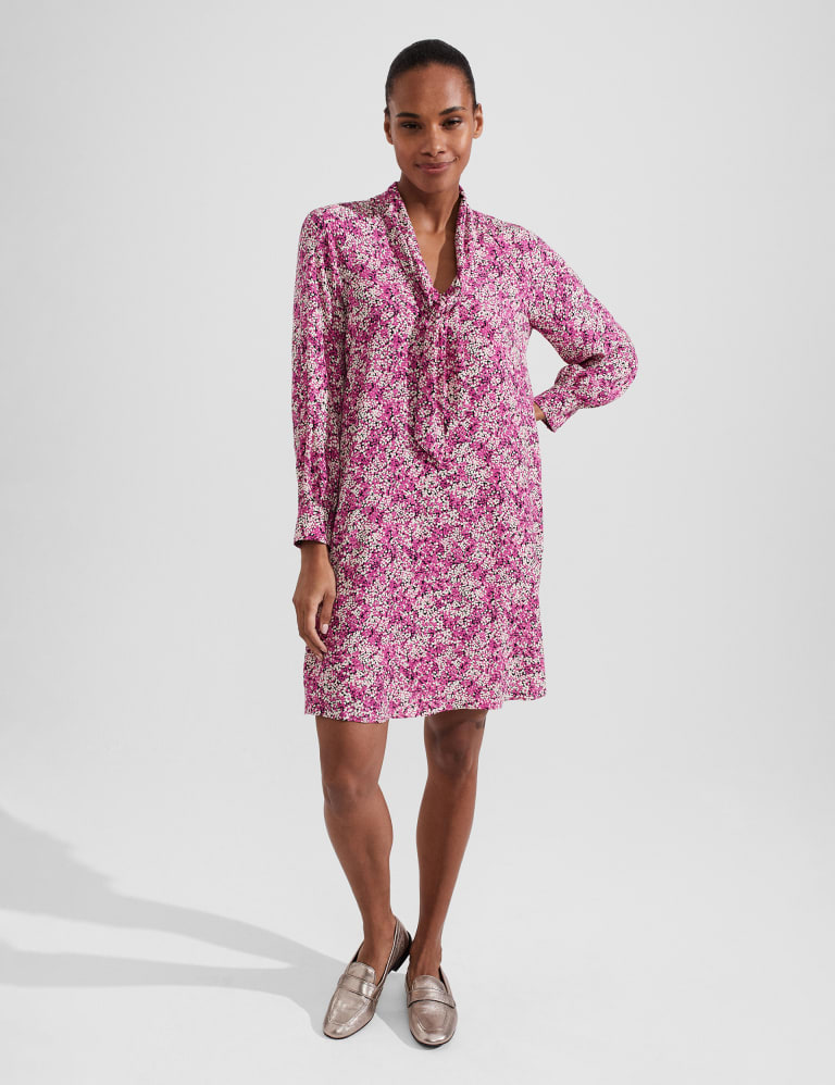 Hobbs leopard print wrap shop dress
