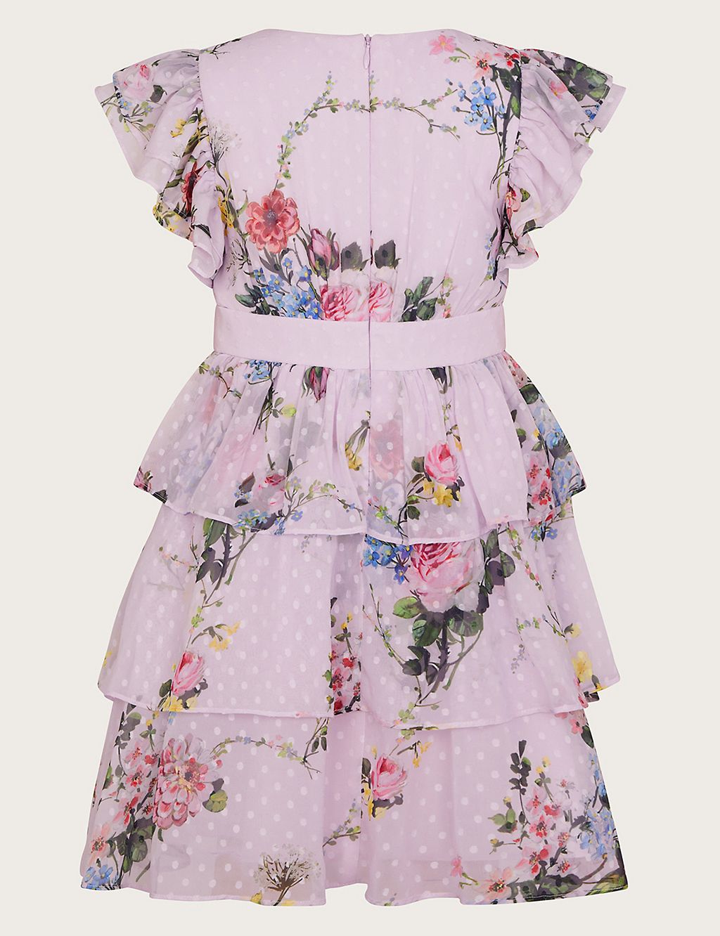 Floral Tiered Dress (2-15 Yrs) 2 of 3