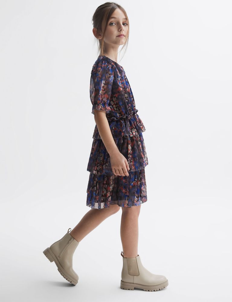 Floral Tiered Dress | Reiss | M&S