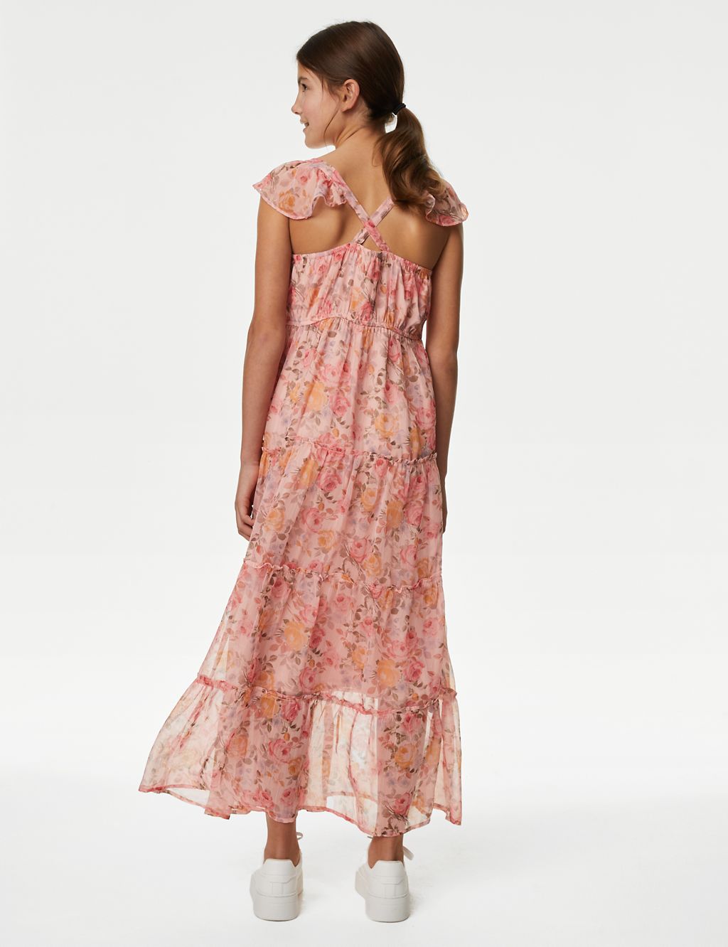 Floral Tiered Maxi Dress (6-16 Yrs) 4 of 4