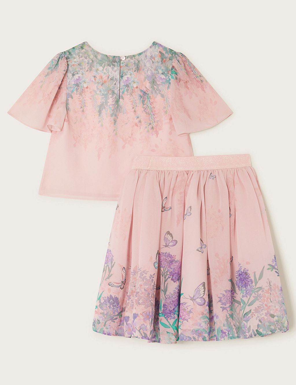 Floral Top & Skirt Set (2-15 Yrs) 1 of 3