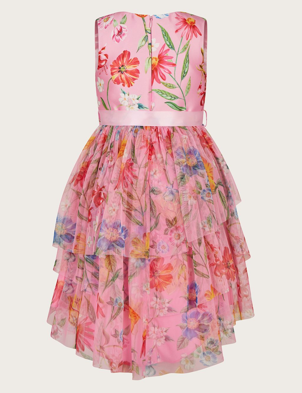 Floral Tulle Tiered Occasion Dress (3-13 Yrs) 1 of 3