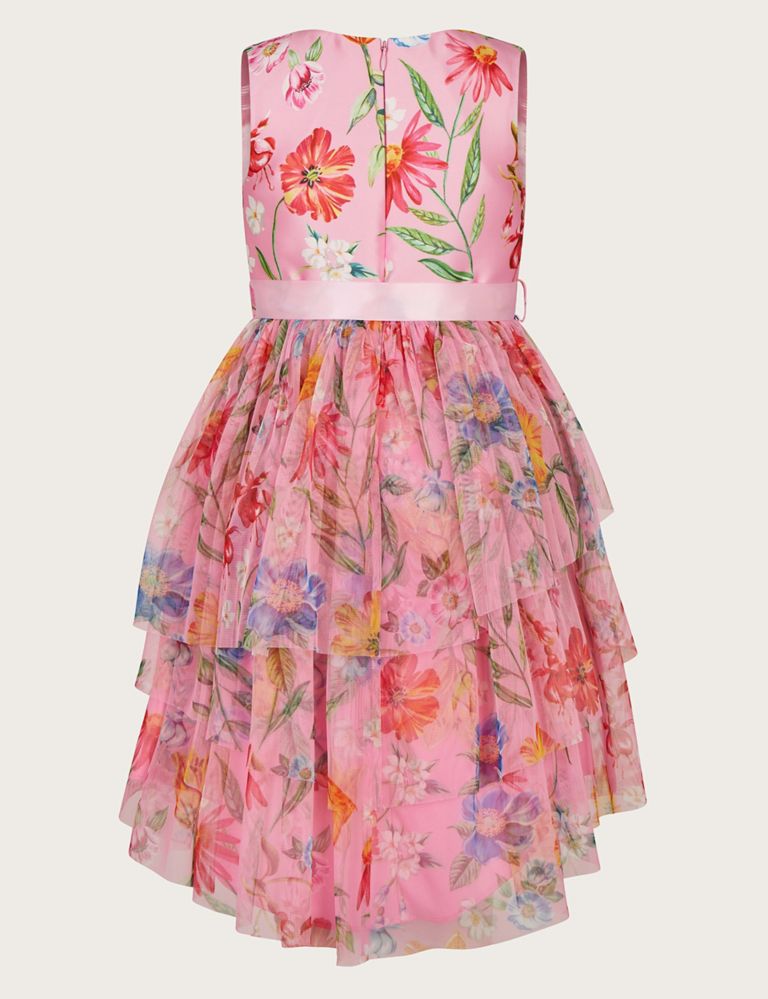 Floral Tulle Tiered Occasion Dress (3-13 Yrs) 2 of 3