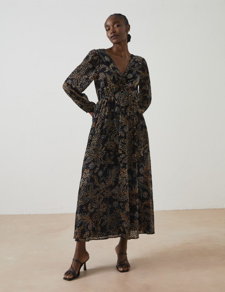 Waisted midi dress online
