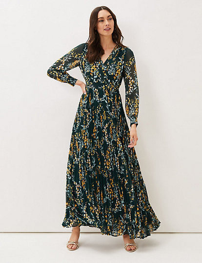 Long sleeve maxi dress from Marks % Spencer.