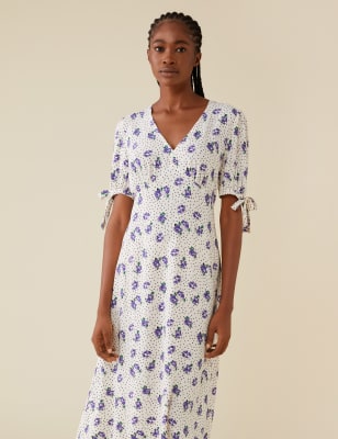 viscose tea dress