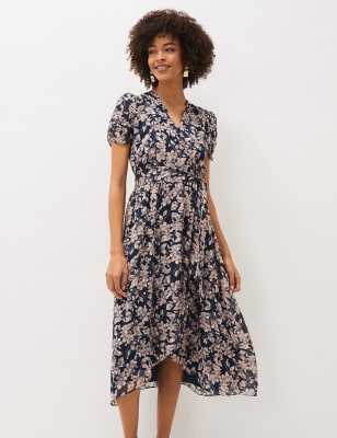 midi shift dresses with short sleeves