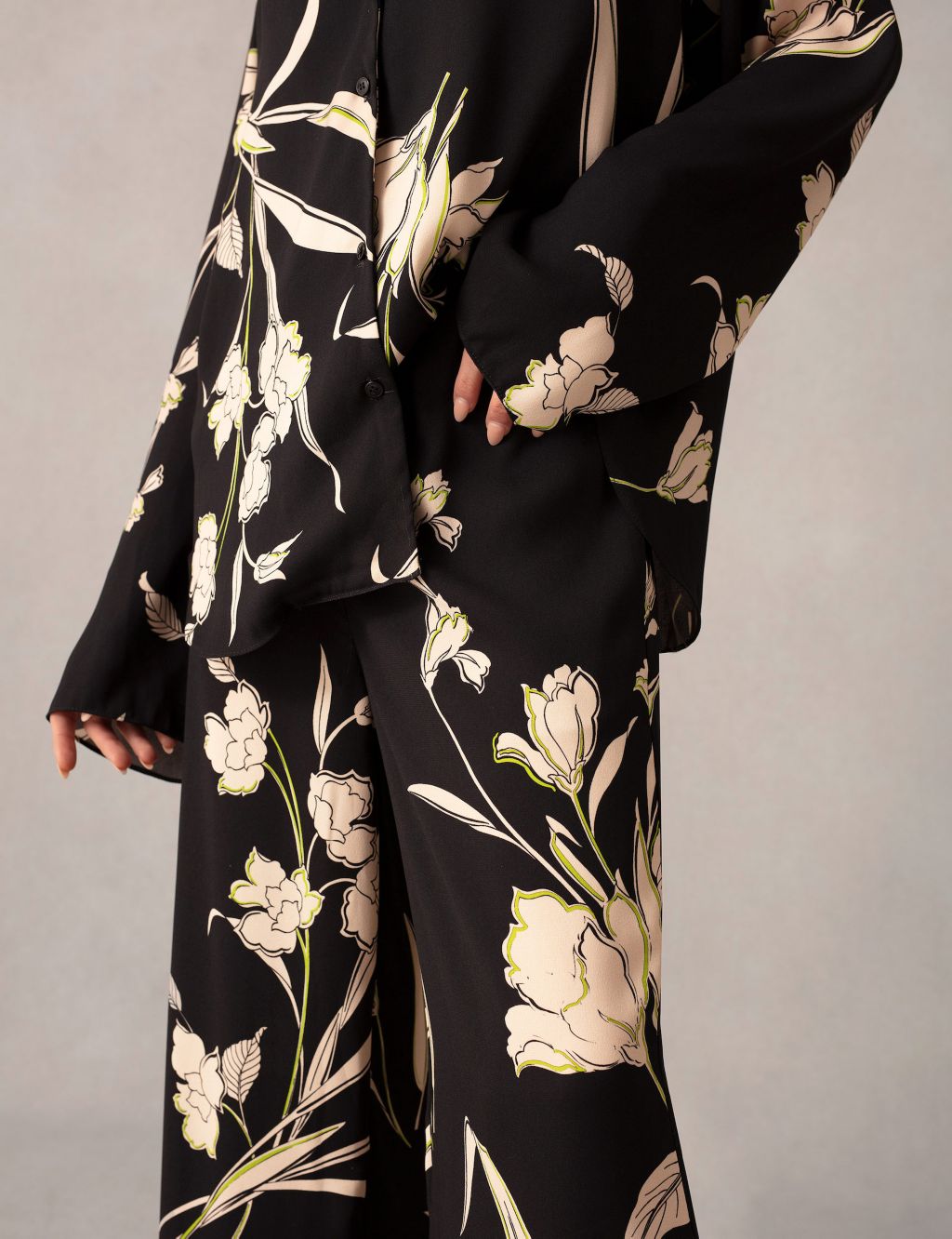 Floral Wide Leg Trousers 2 of 4