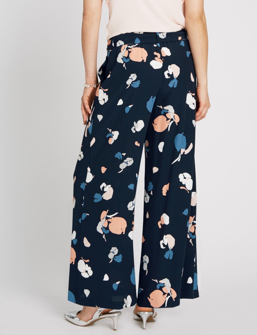 Floral Wide Leg Trousers | M&S Collection | M&S