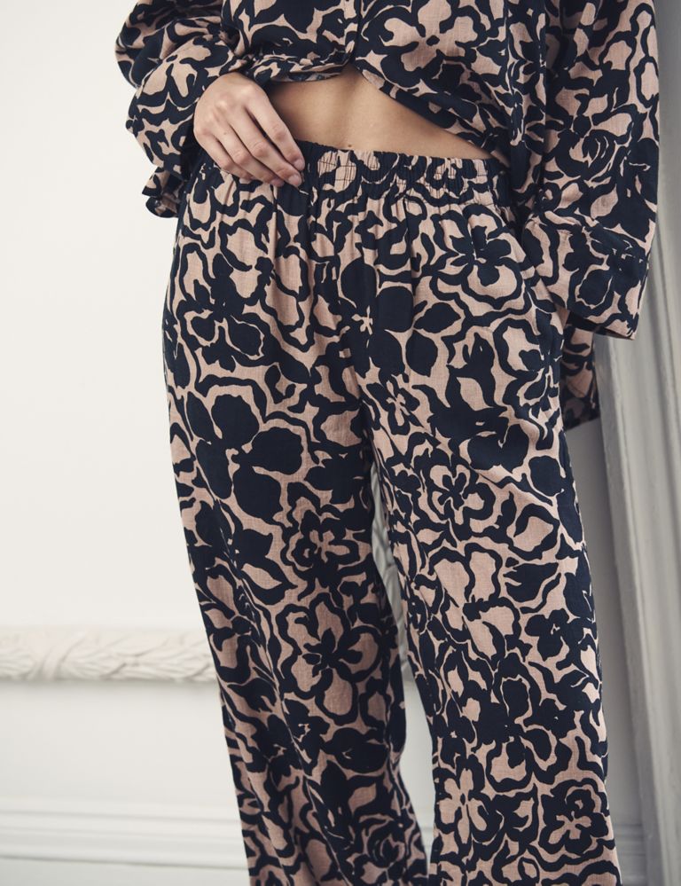 Floral Wide Leg Trousers 4 of 5