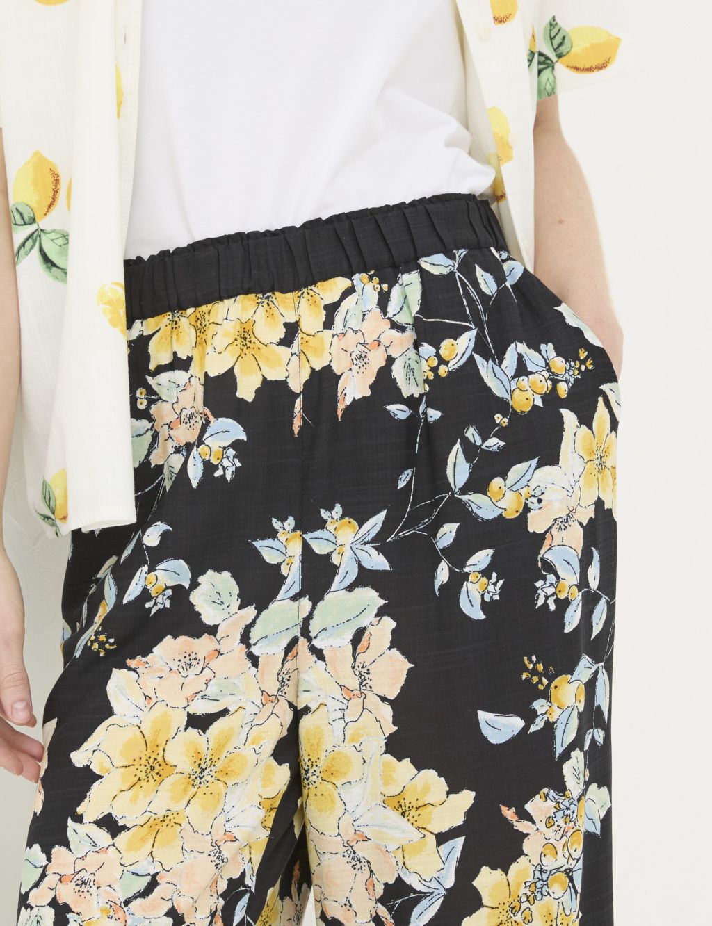 Floral Wide Leg Trousers 5 of 5