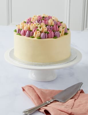 Flower Festival Tulip Cake Serves 24 M S