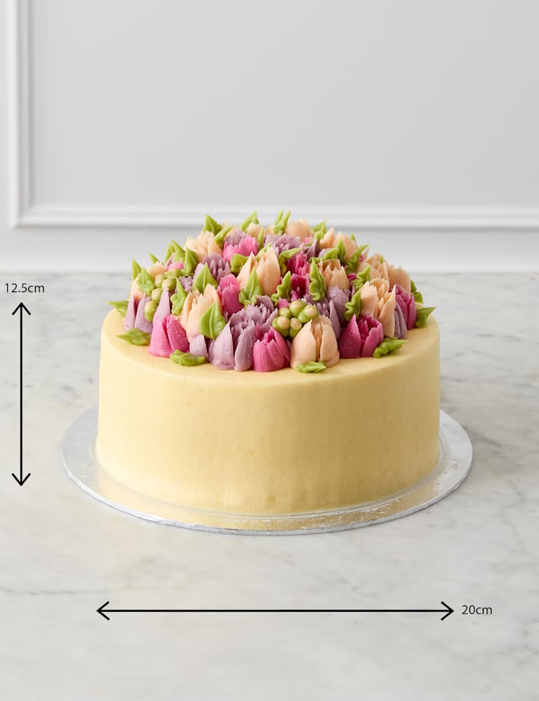Flower Festival Tulip Cake (Serves 24) M&S