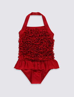 Flower Swimsuit with Lycra® Xtra Life™ (0-5 Years) Image 2 of 3