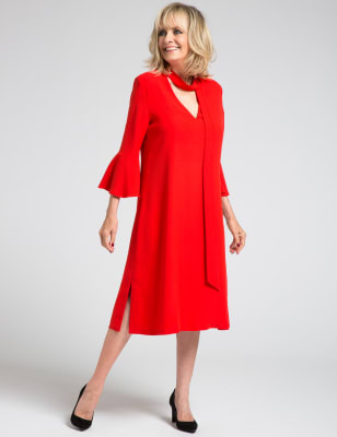 Marks and spencer tunic best sale midi dress