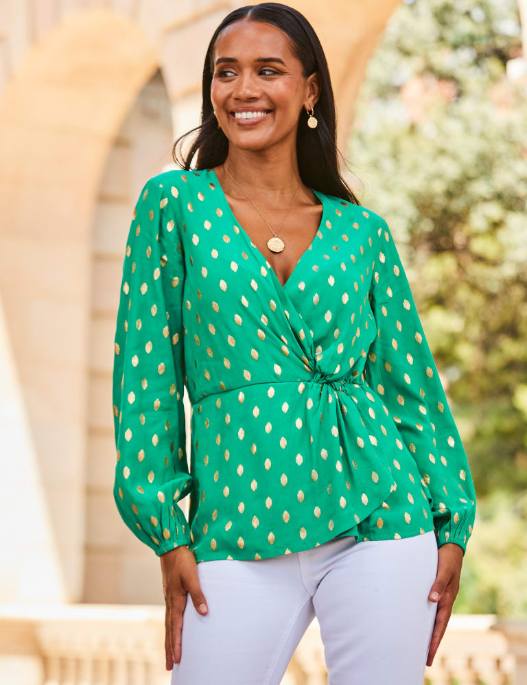 Joules peplum top sale