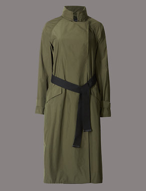 Fold Away Parka with Belt Image 2 of 7