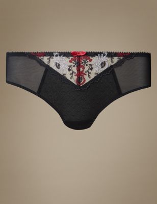 Folkloric Embroidered Brazilian Knickers Image 2 of 4