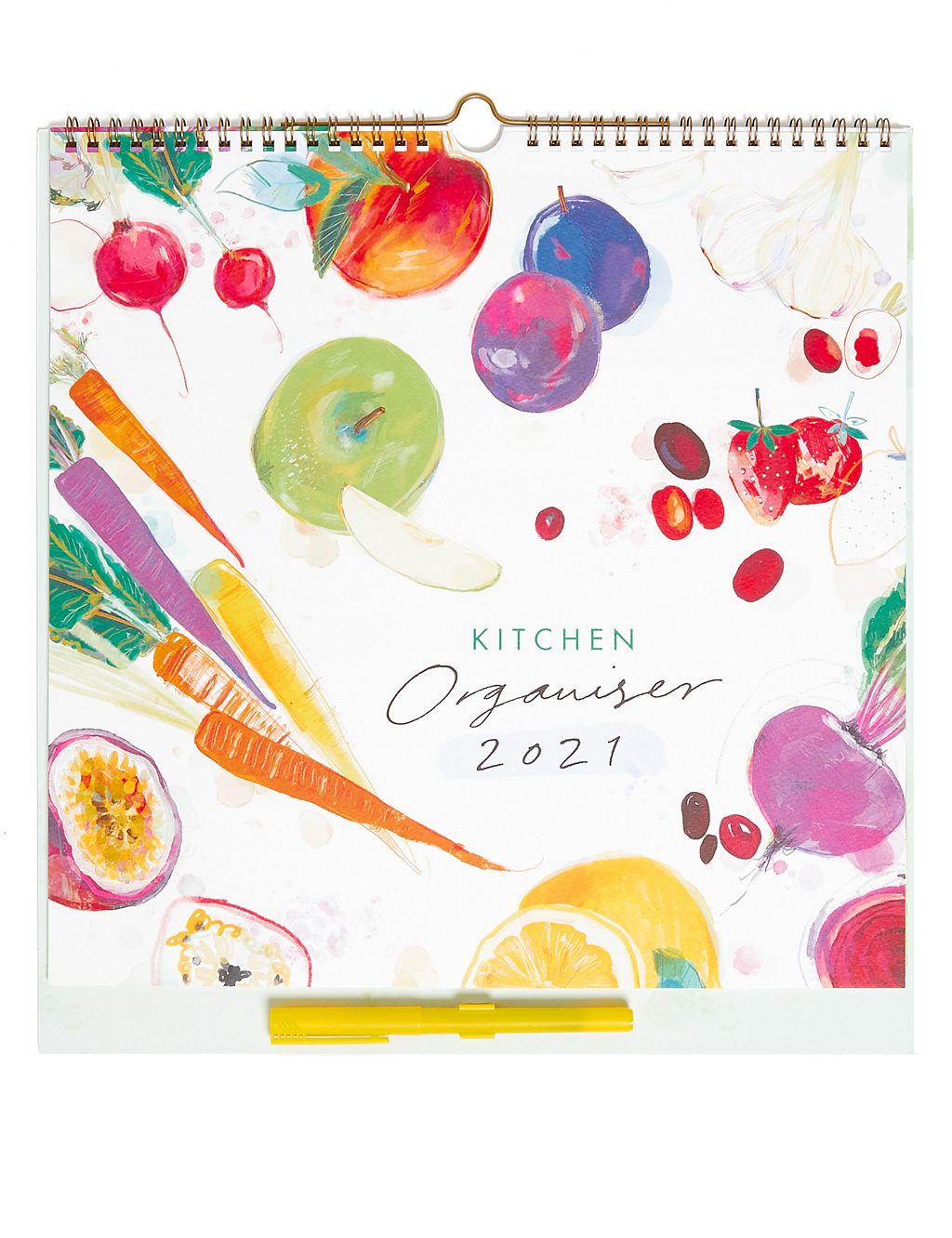Food Themed 2021 Family Organiser with Pen 3 of 3