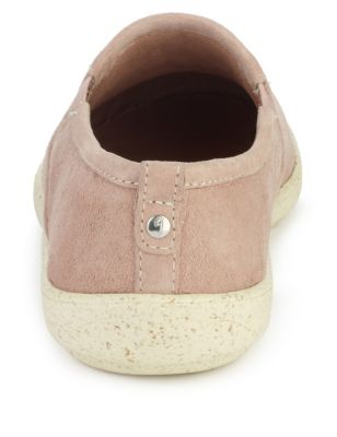 Footglove Earth Suede Slip-On Trainers with Stain Away™ Image 2 of 3