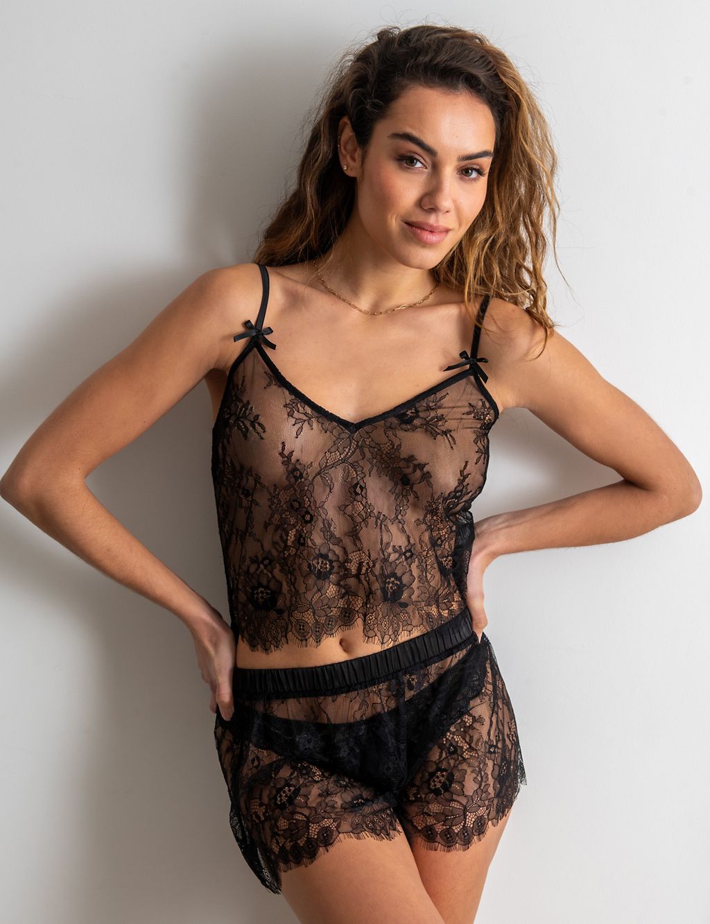 For Your Eyes Only Lace Camisole Set 4 of 5