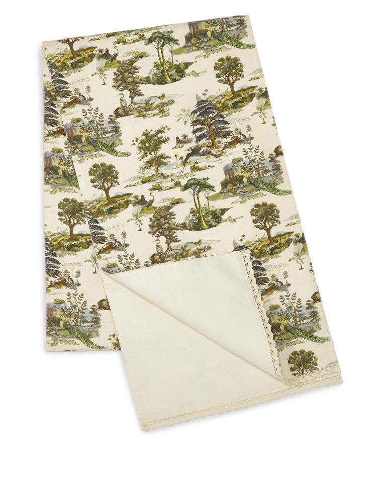 Forest Toile Print Runner 1 of 1