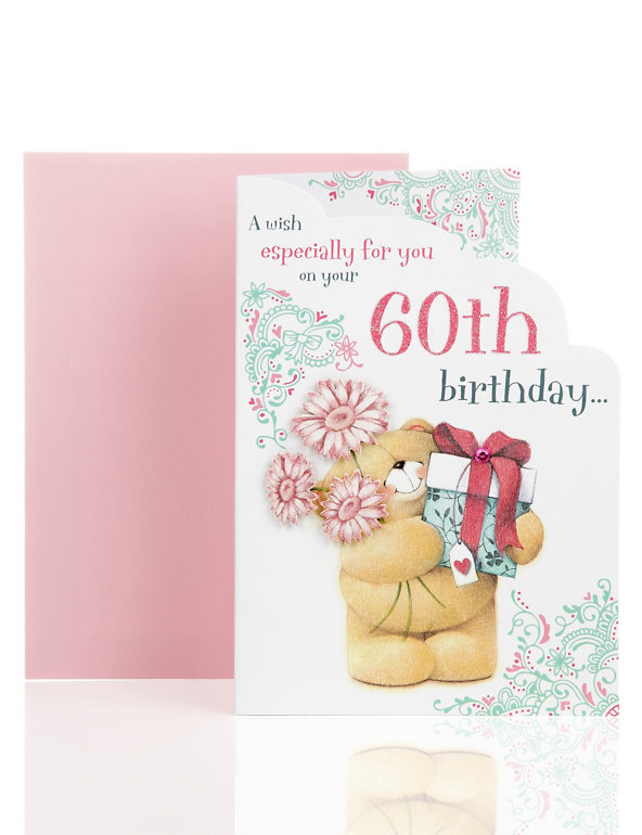 Forever Friends 60 Birthday Card Image 1 of 2