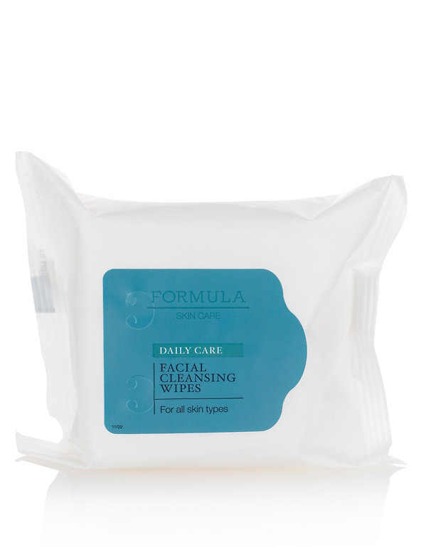 Formula Daily Skin Care Facial Cleansing Wipes Image 1 of 1