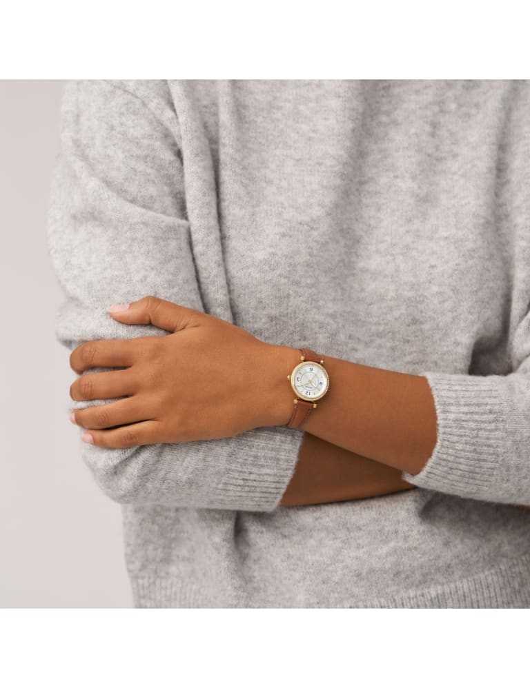 Carlie multifunction stainless steel watch sales