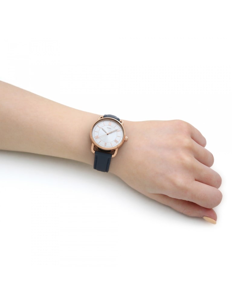 Navy fossil watch shop