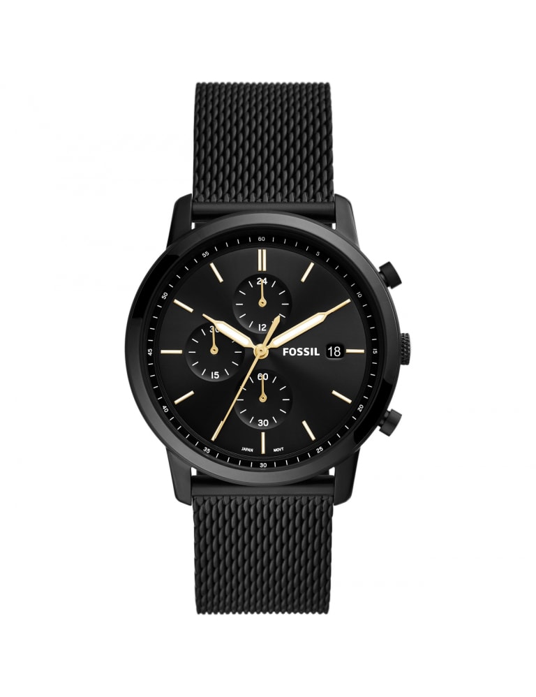 Men's fossil watch stainless steel clearance