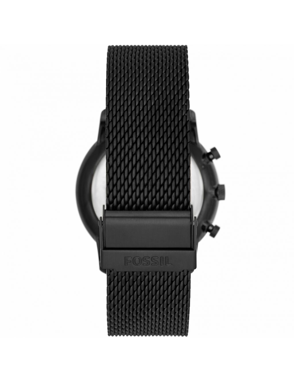 Fossil Minimalist Black Stainless Steel Watch 1 of 8
