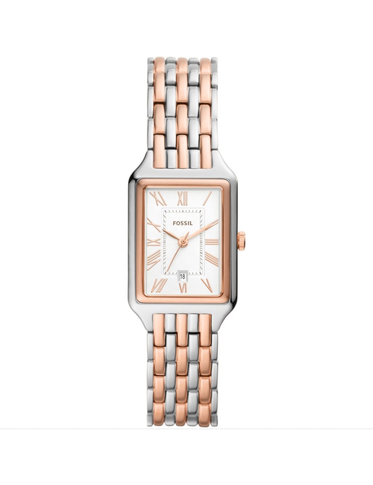 Two tone best sale square watch