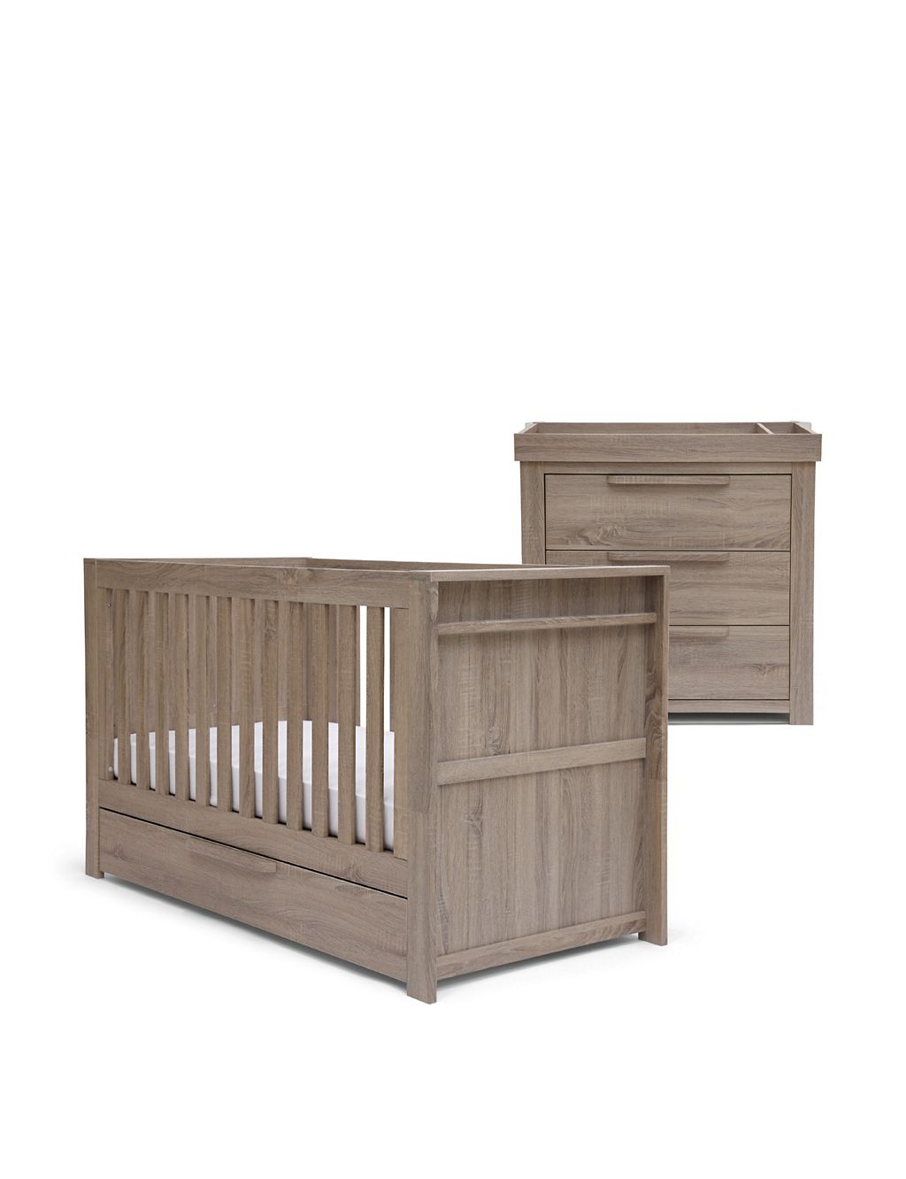 Franklin 2 Piece Cotbed Set with Dresser 3 of 9