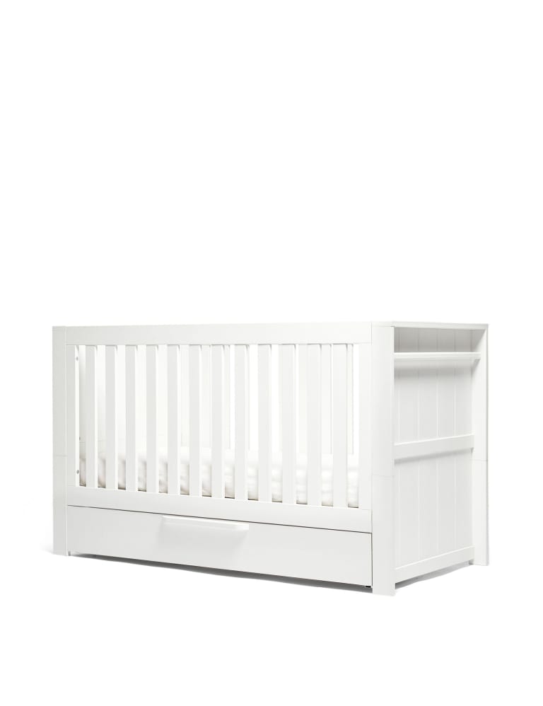 Mia 3 Piece Cotbed, Dresser & Wardrobe - White – Mamas & Papas UK