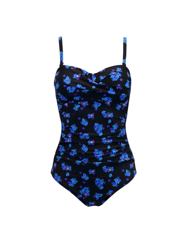 Free Spirit Floral Padded Bandeau Swimsuit 3 of 6