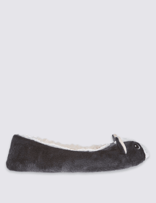 French Bulldog Ballerina Slippers | M&S Collection | M&S