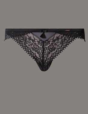 French Designed Lace Brazilian Knickers Image 2 of 4