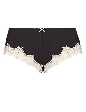 French Lace Low Rise Knickers Image 2 of 4