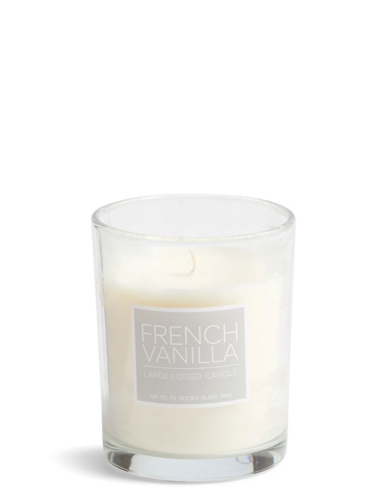 French Vanilla Large Lidded Scented Candle 2 of 4