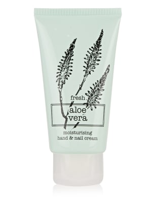 Fresh Aloe Vera Moisturising Hand & Nail Cream 50ml Nature's Extracts