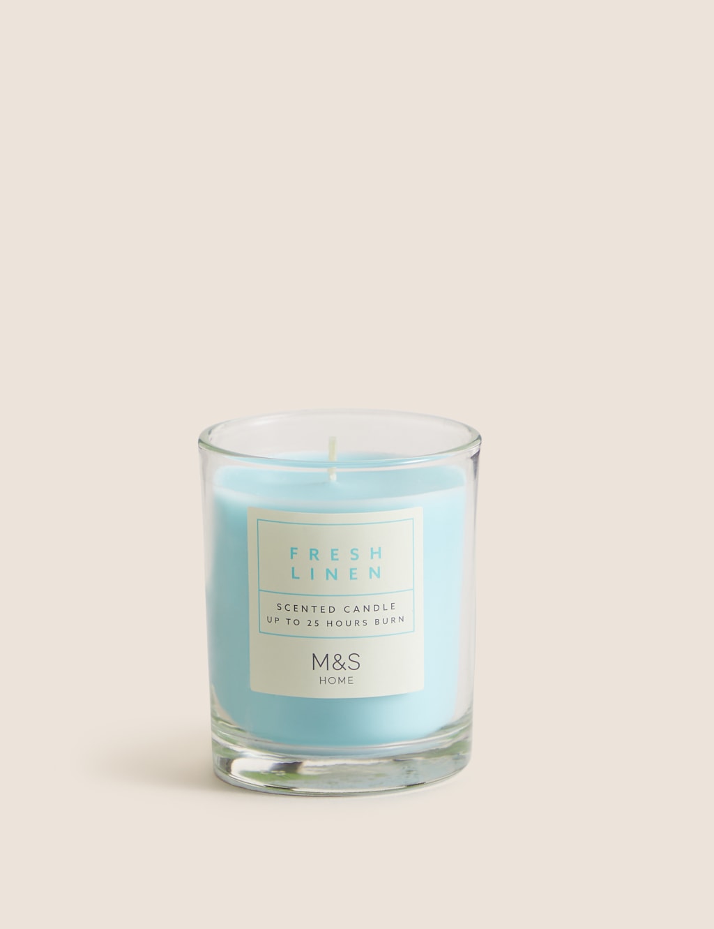 Fresh Linen Scented Candle M&S Collection M&S