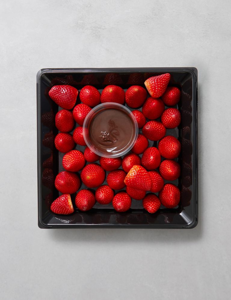Fresh Prepared Strawberries with a Belgian Chocolate Sauce (Serves 8) 2 of 3