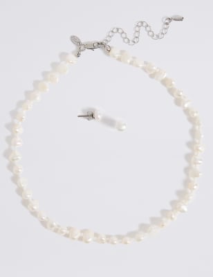 M&s shop pearl necklace