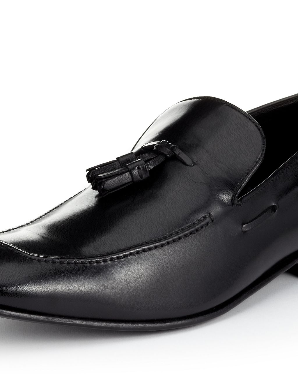 Freshfeet™  Leather Tassel Slip-On Shoes with Silver Technology 5 of 5