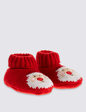 Freshfeet™ Santa Bootie Socks (0-24 Months) Image 2 of 3
