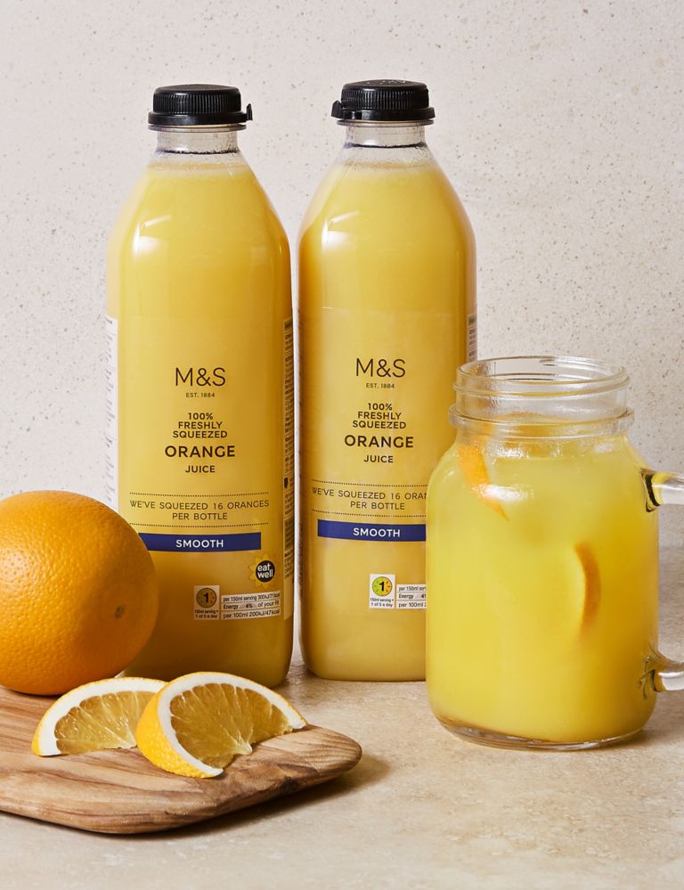 Freshly Squeezed Orange Juice – Smooth (2 Bottles) - (Last Collection Date 30th September 2020) 1 of 1