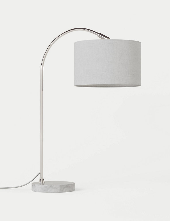 Freya Curved Table Lamp M S, Large Curve Arm Floor Lamp