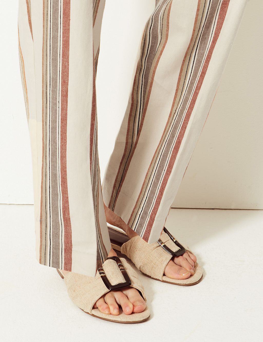Freya Relaxed Striped Straight Leg Trousers 5 of 5