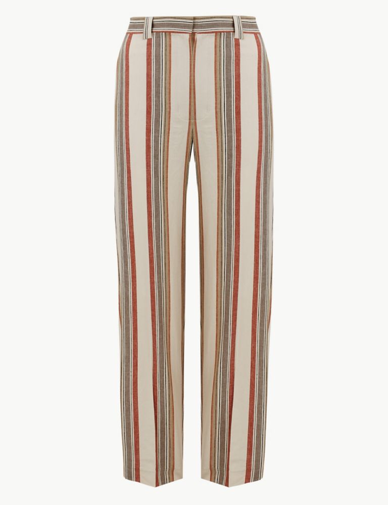 Freya Relaxed Striped Straight Leg Trousers 2 of 5